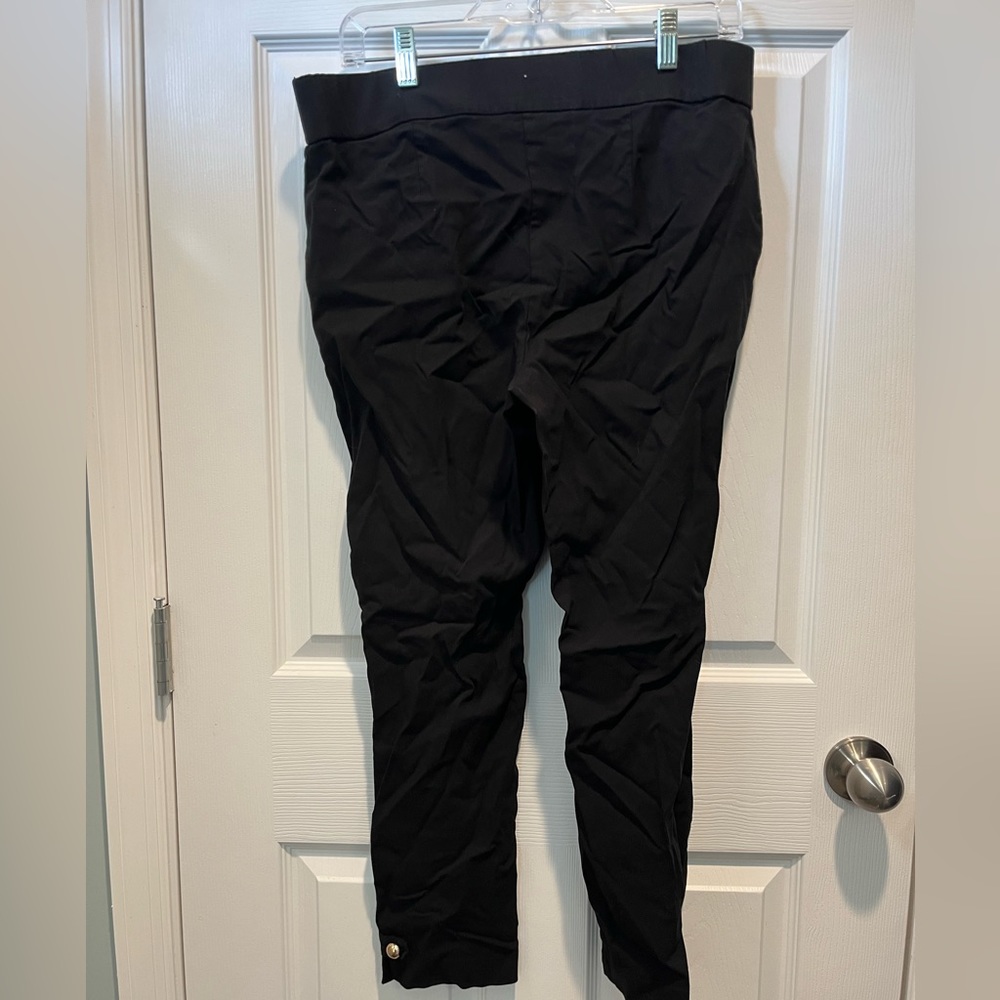 Size large , black office pants
